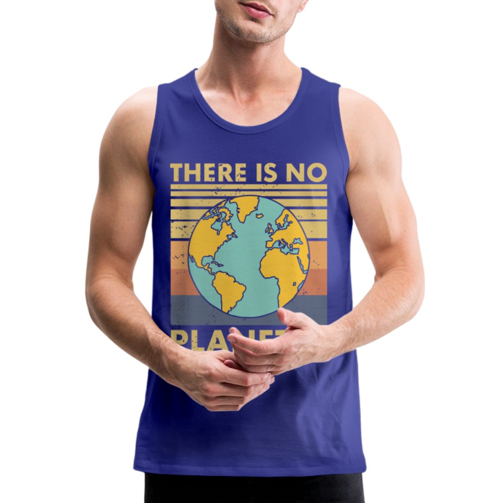 There Is No Planet B Men’s Premium Tank Top - white