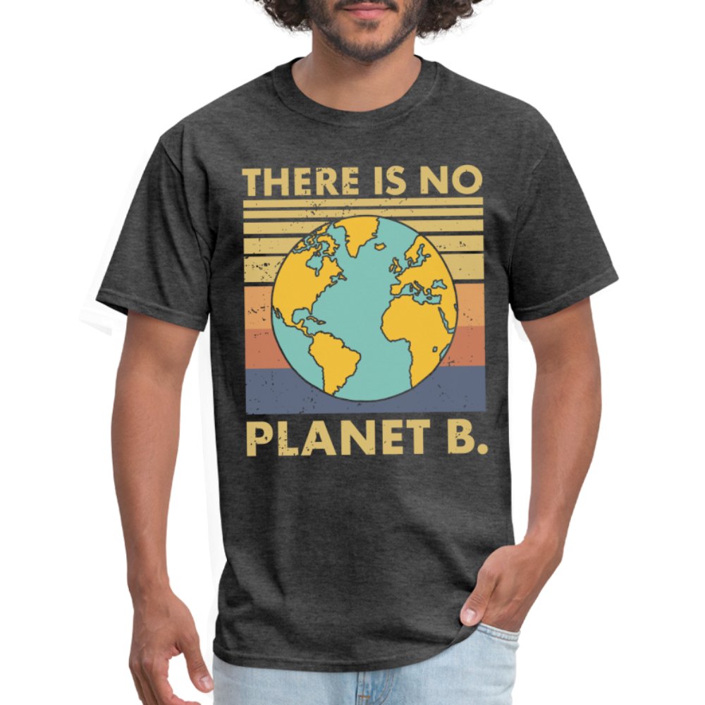 There is no Planet B T-Shirt - heather black