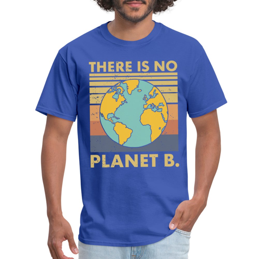 There is no Planet B T-Shirt - royal blue