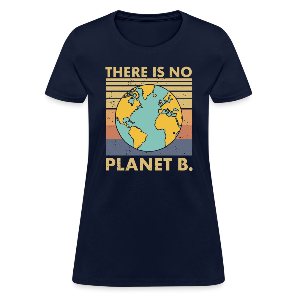 There Is No Planet B Women's T-Shirt - navy