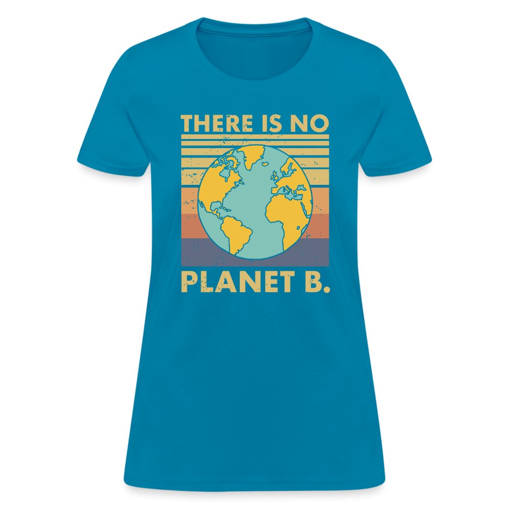 There Is No Planet B Women's T-Shirt - turquoise