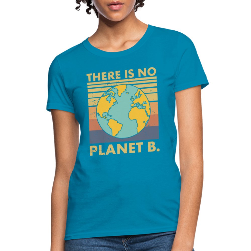 There Is No Planet B Women's T-Shirt - turquoise