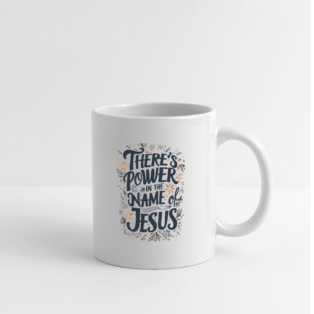 There's Power in the Name of Jesus Coffee Mug - One Size