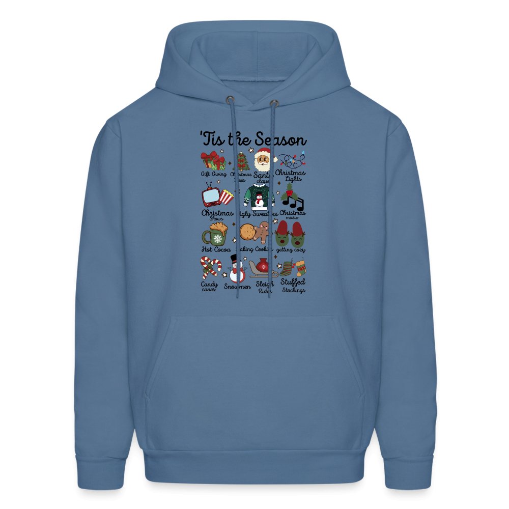 Tis The Season (Christmas) Hoodie - denim blue