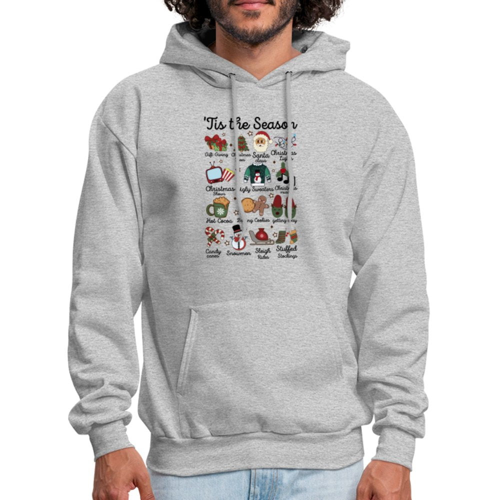 Tis The Season (Christmas) Hoodie - heather gray