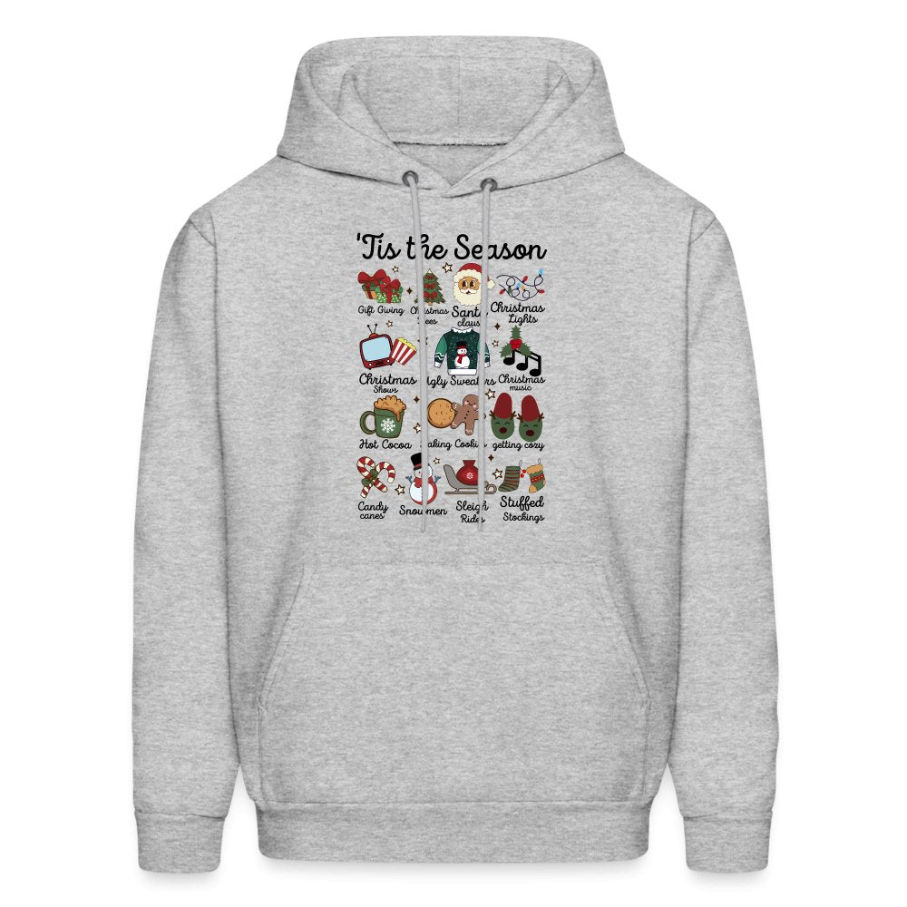 Tis The Season (Christmas) Hoodie - heather gray