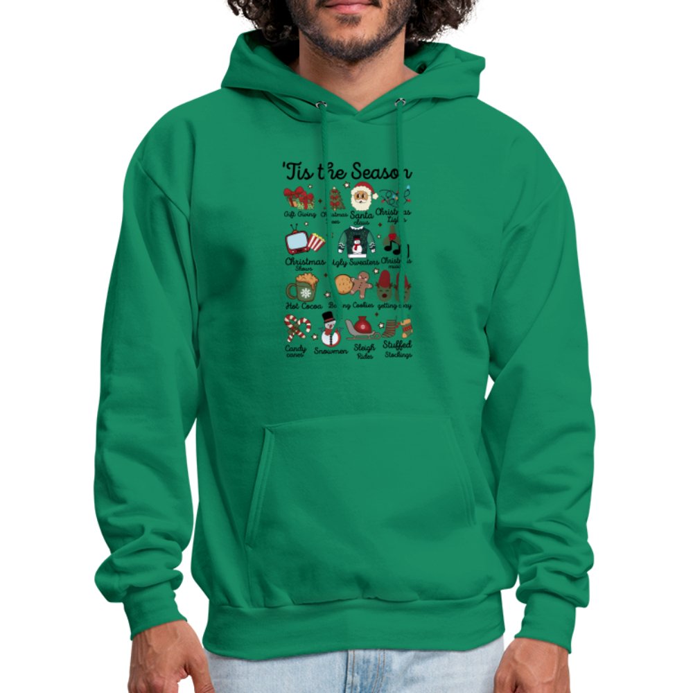 Tis The Season (Christmas) Hoodie - kelly green