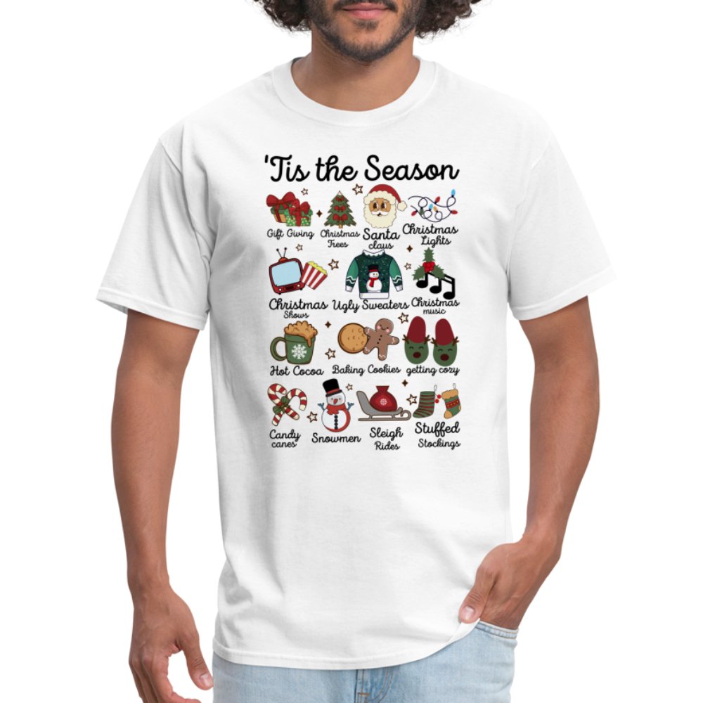 Tis The Season (Christmas) T-Shirt - white