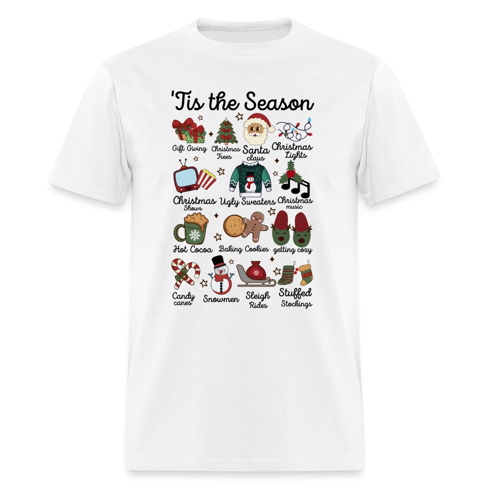 Tis The Season (Christmas) T-Shirt - white