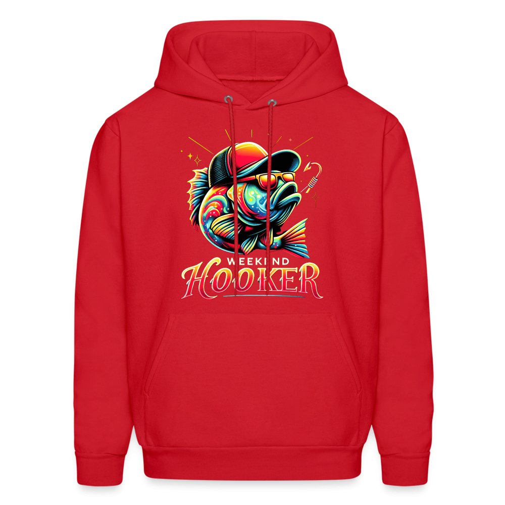 Weekend Hooker Hoodie (Fishing) - black