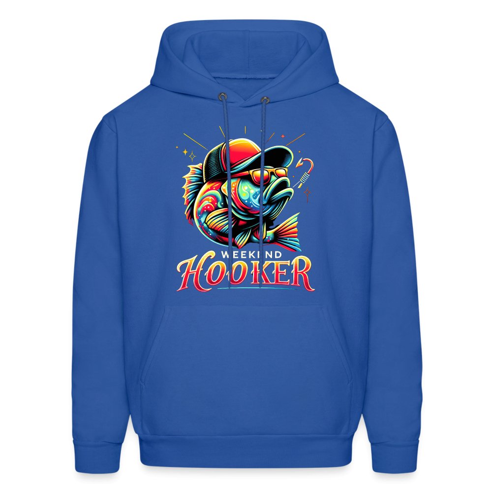 Weekend Hooker Hoodie (Fishing) - royal blue