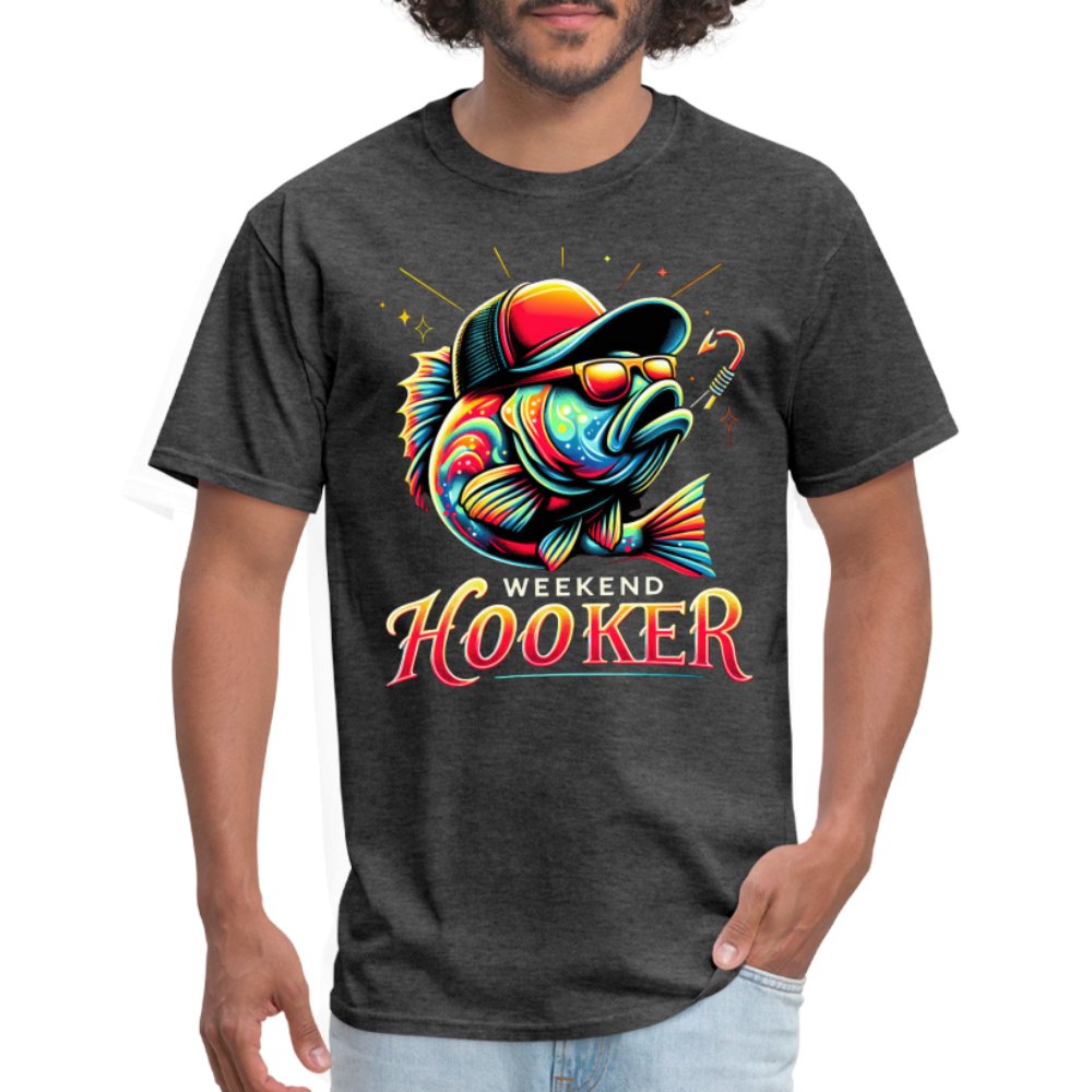 Weekend Hooker T-Shirt (Fishing) - royal blue