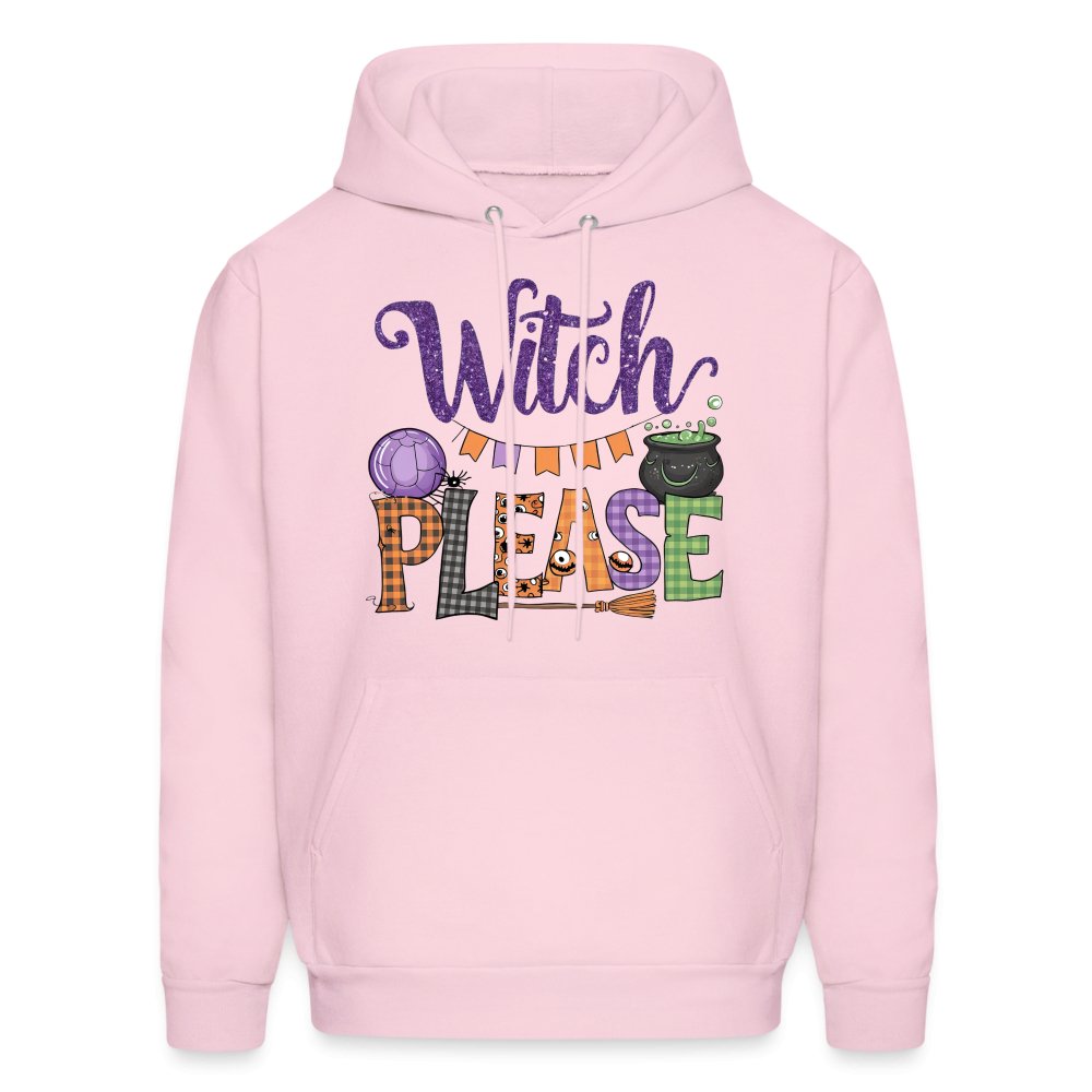 Witch Please Hoodie (Halloween Witch) - pale pink