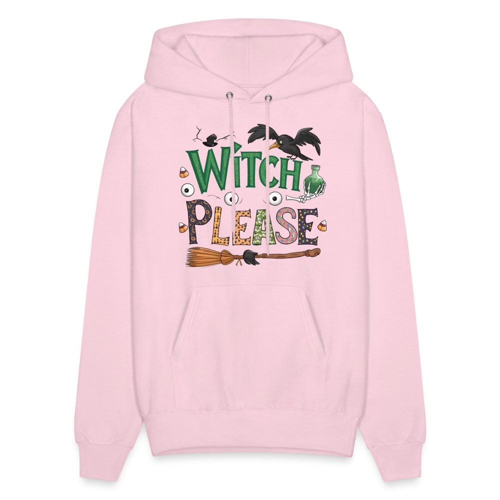 Witch Please Hoodie (Halloween Witch) - pale pink