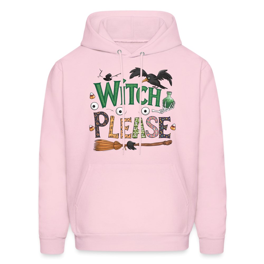 Witch Please Hoodie (Halloween Witch) - pale pink