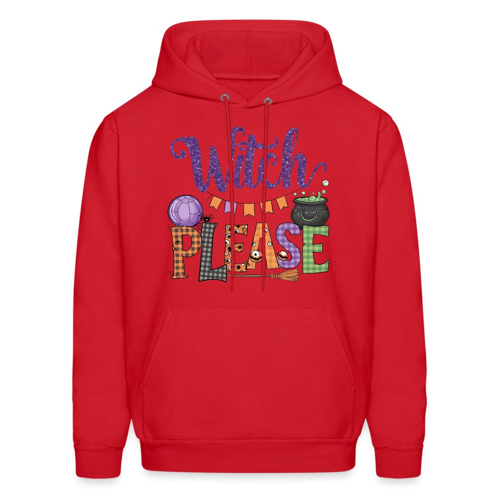 Witch Please Hoodie (Halloween Witch) - red