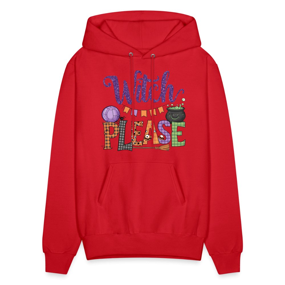 Witch Please Hoodie (Halloween Witch) - red