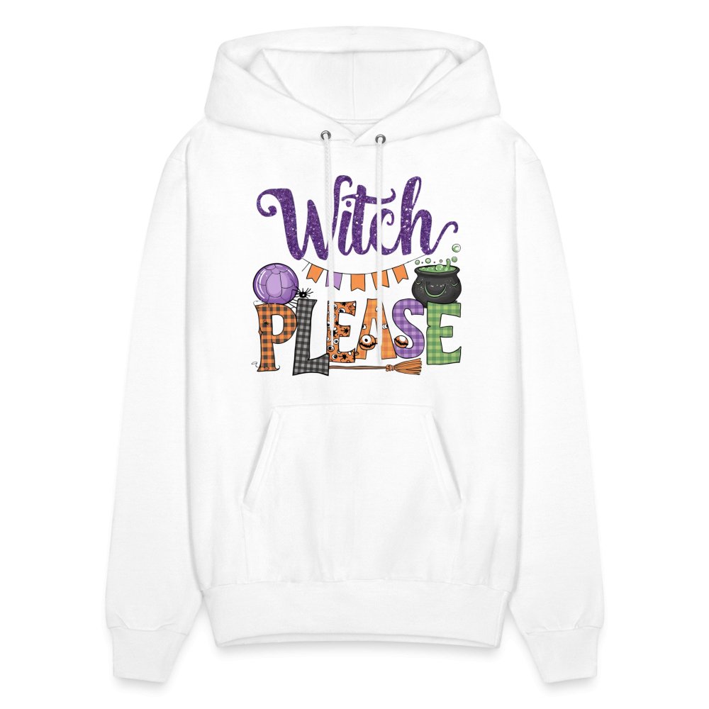 Witch Please Hoodie (Halloween Witch) - white