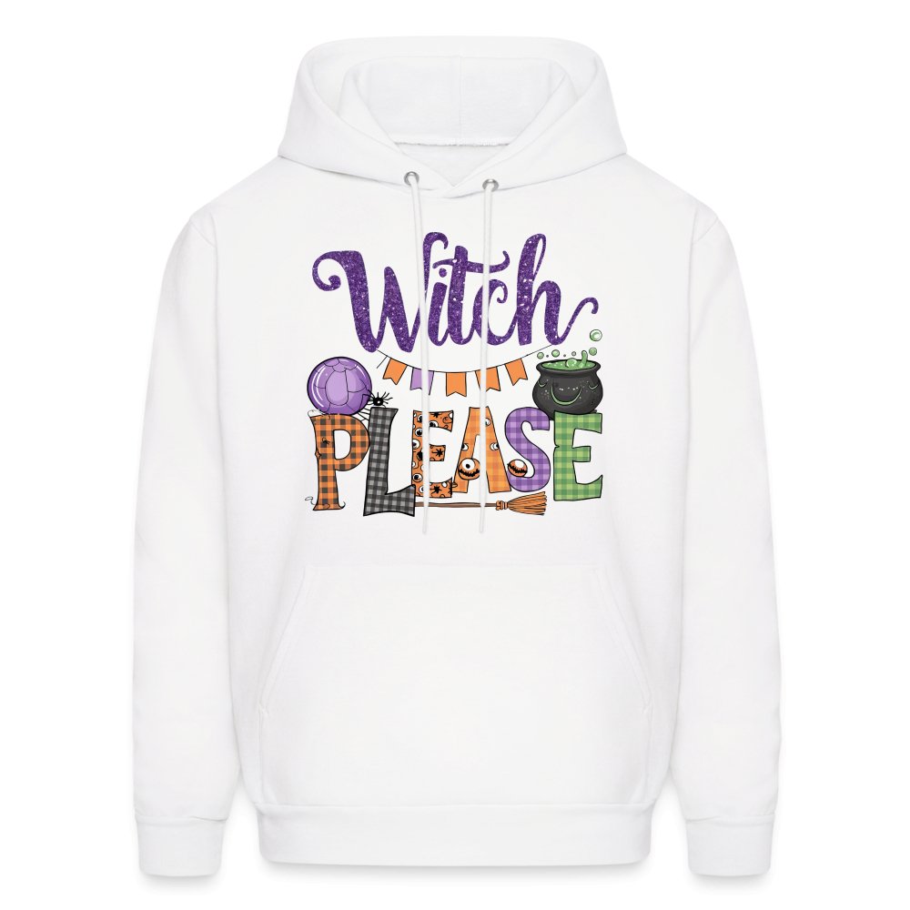 Witch Please Hoodie (Halloween Witch) - white