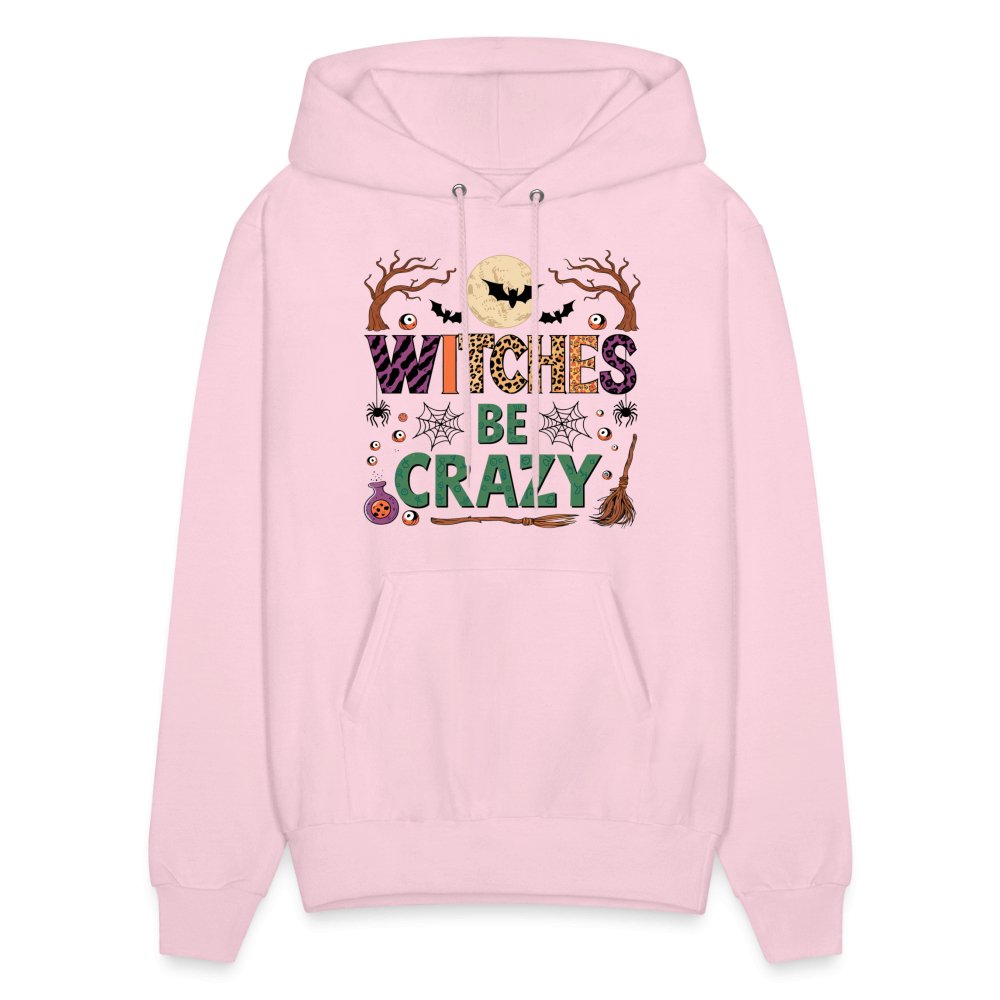 Witches Be Crazy Hoodie (Halloween Witch) - pale pink