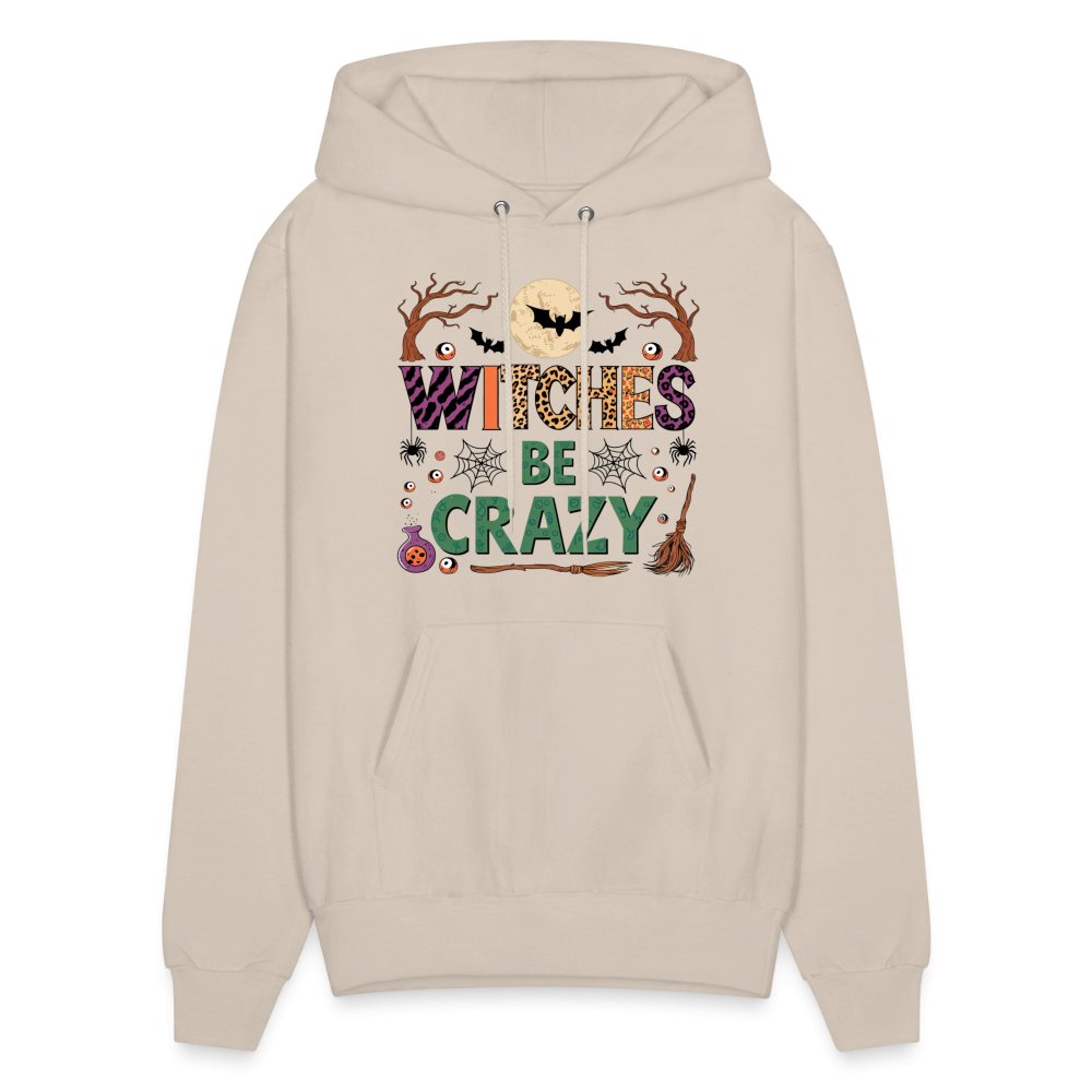 Witches Be Crazy Hoodie (Halloween Witch) - Sand