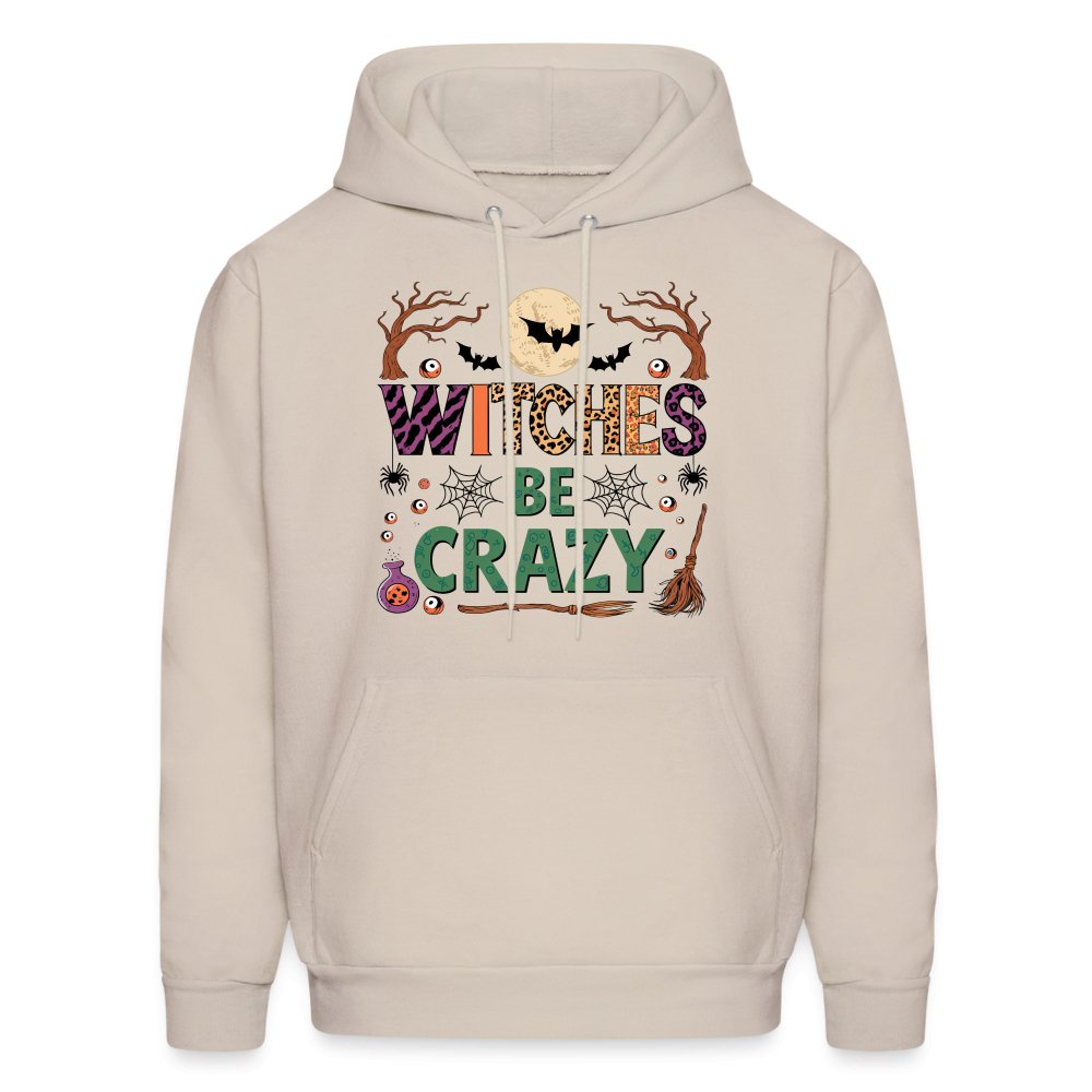 Witches Be Crazy Hoodie (Halloween Witch) - Sand