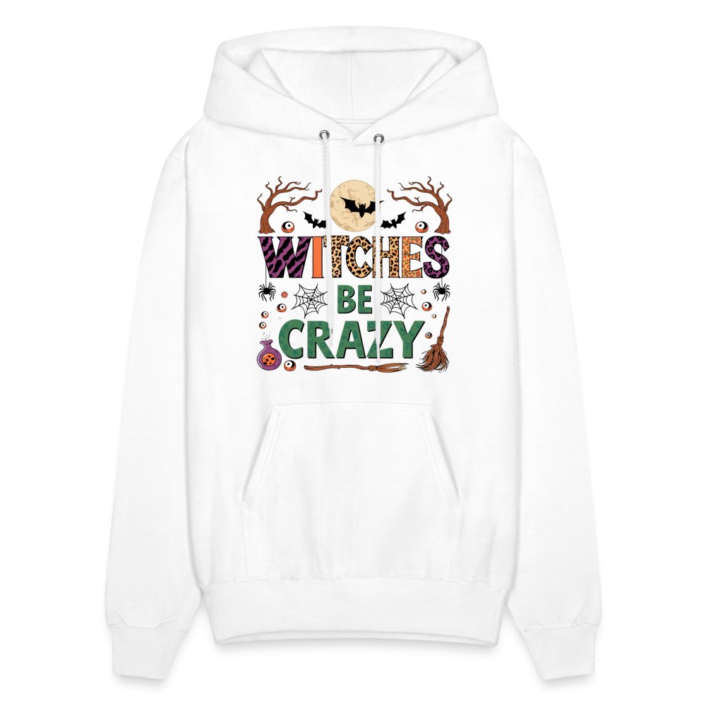 Witches Be Crazy Hoodie (Halloween Witch) - white