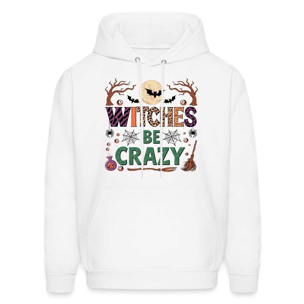 Witches Be Crazy Hoodie (Halloween Witch) - white