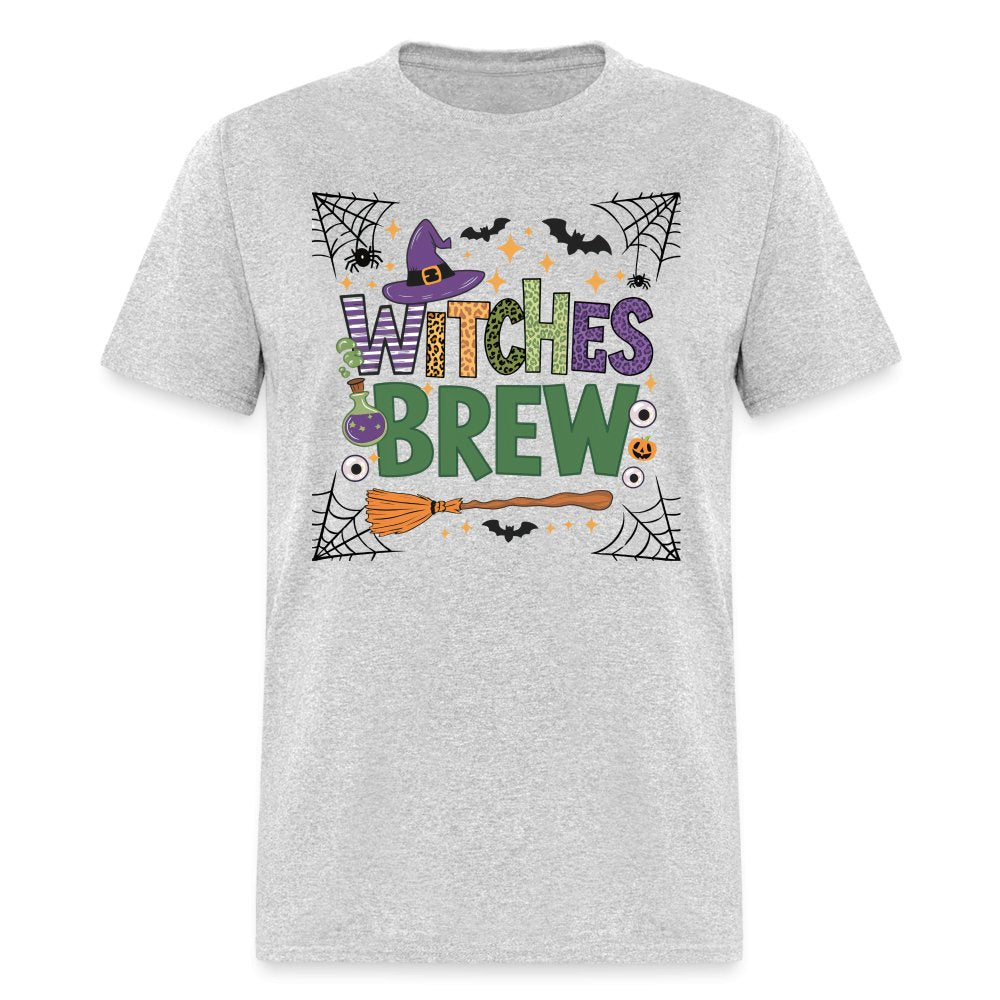 Witches Brew T-Shirt (Halloween Witch) - heather gray