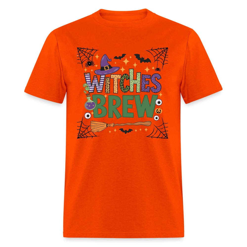 Witches Brew T-Shirt (Halloween Witch) - orange