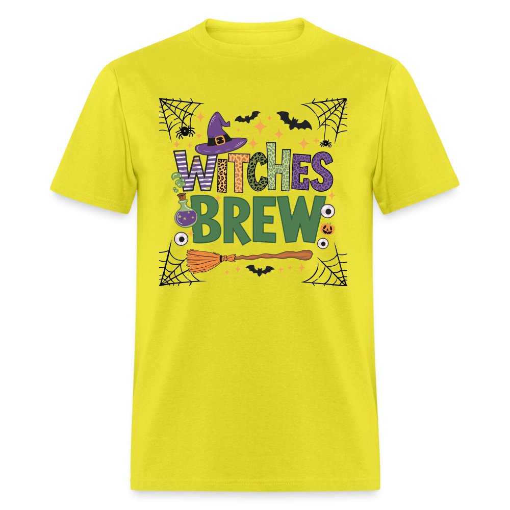 Witches Brew T-Shirt (Halloween Witch) - yellow