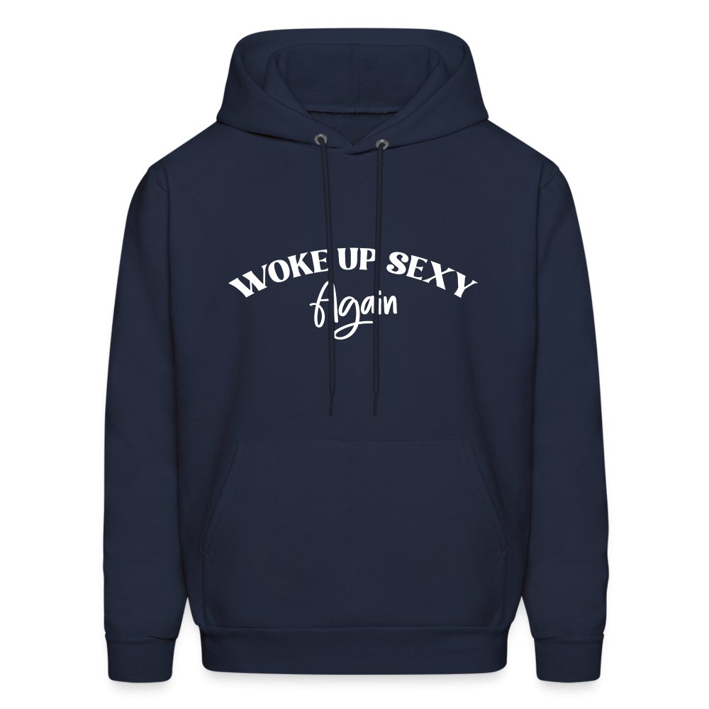 Woke Up Sexy Again Hoodie - denim blue