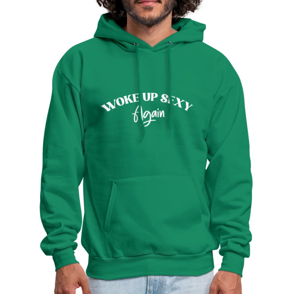 Woke Up Sexy Again Hoodie - kelly green