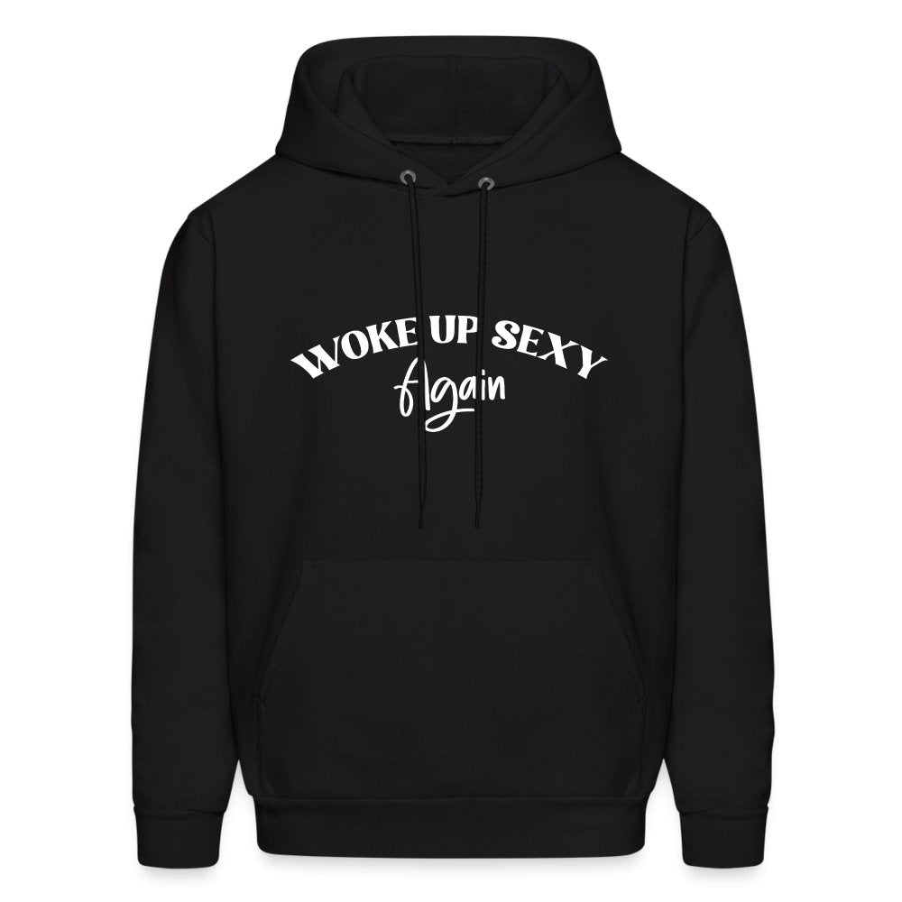 Woke Up Sexy Again Hoodie - pale pink