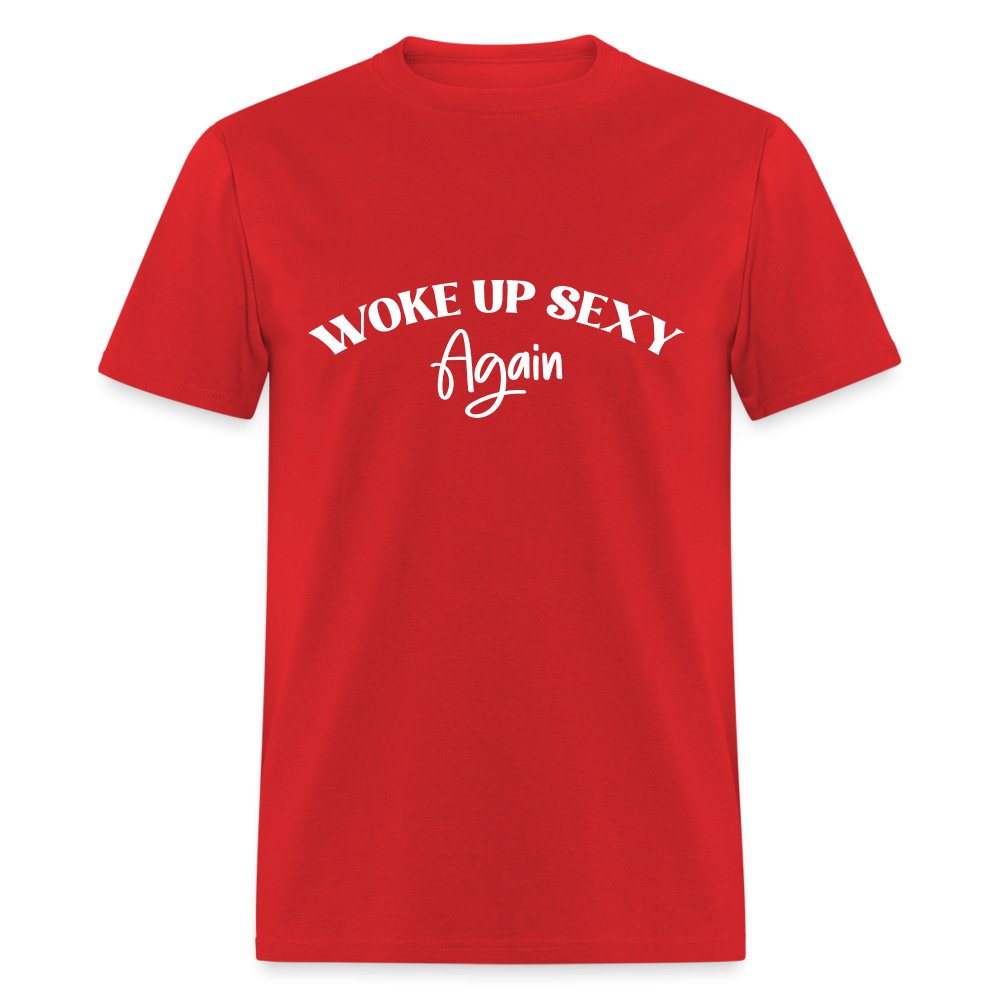 Woke Up Sexy Again T-Shirt - heather black