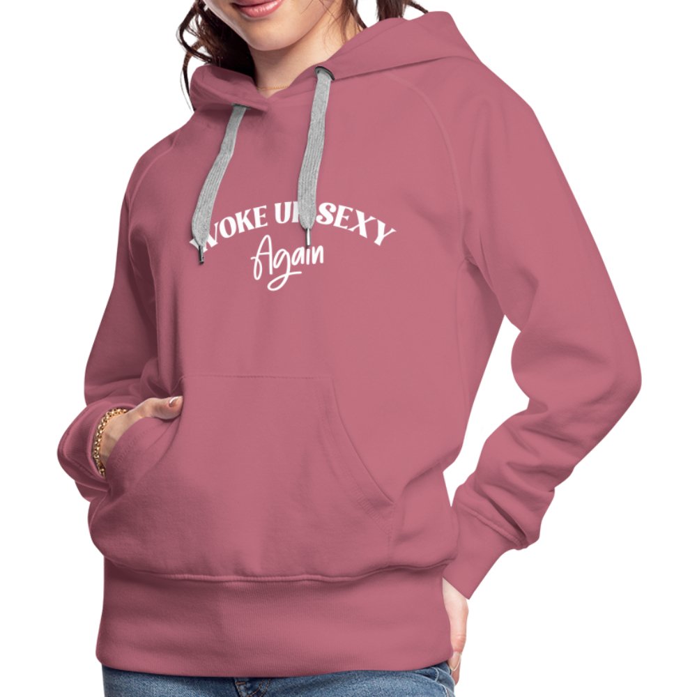 Woke Up Sexy Again Women’s Premium Hoodie - black