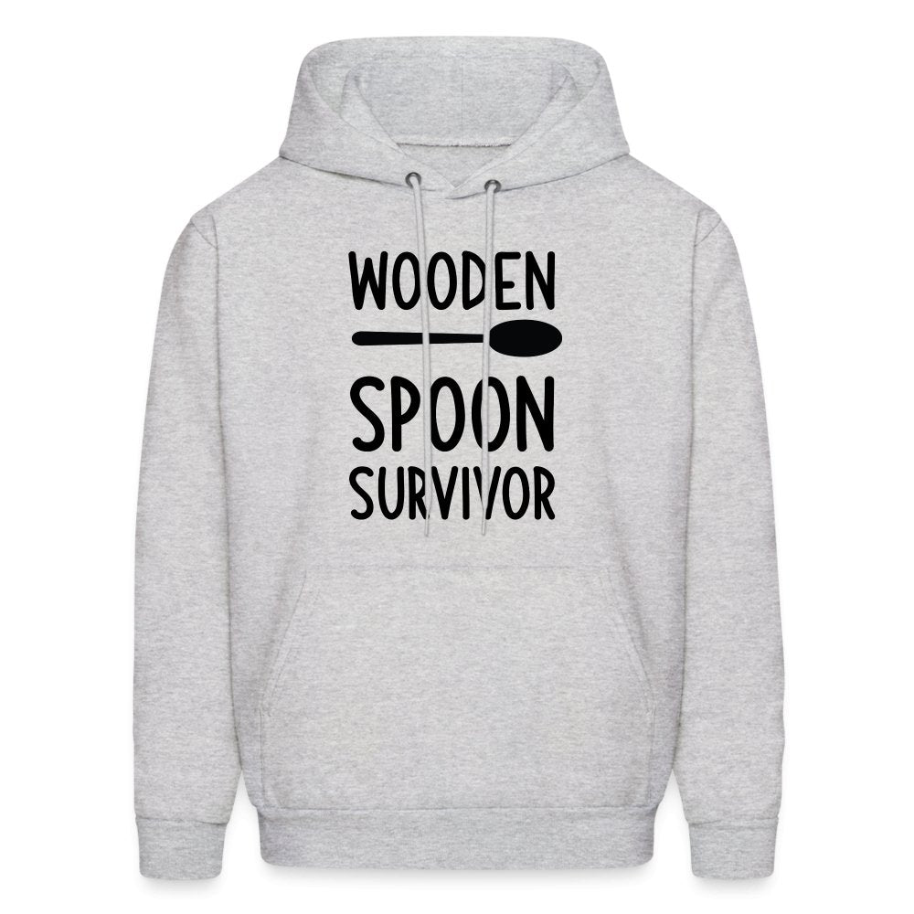 Wooden Spoon Survivor Hoodie - ash