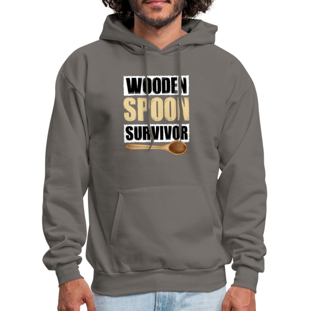 Wooden Spoon Survivor Hoodie - asphalt gray