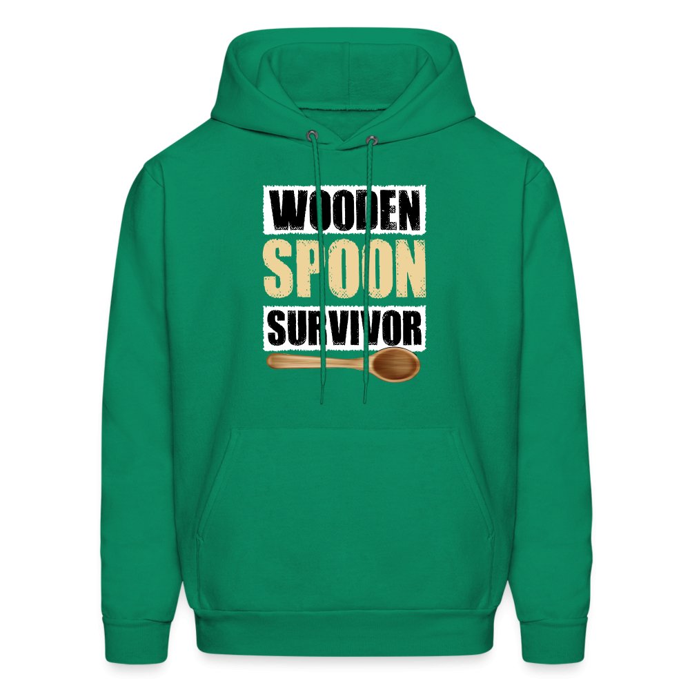 Wooden Spoon Survivor Hoodie - burgundy