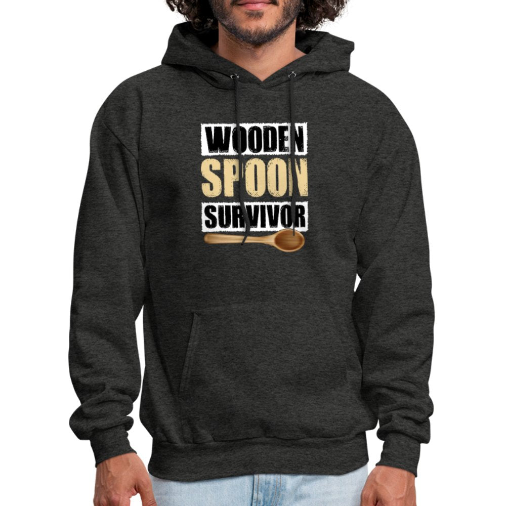 Wooden Spoon Survivor Hoodie - charcoal grey