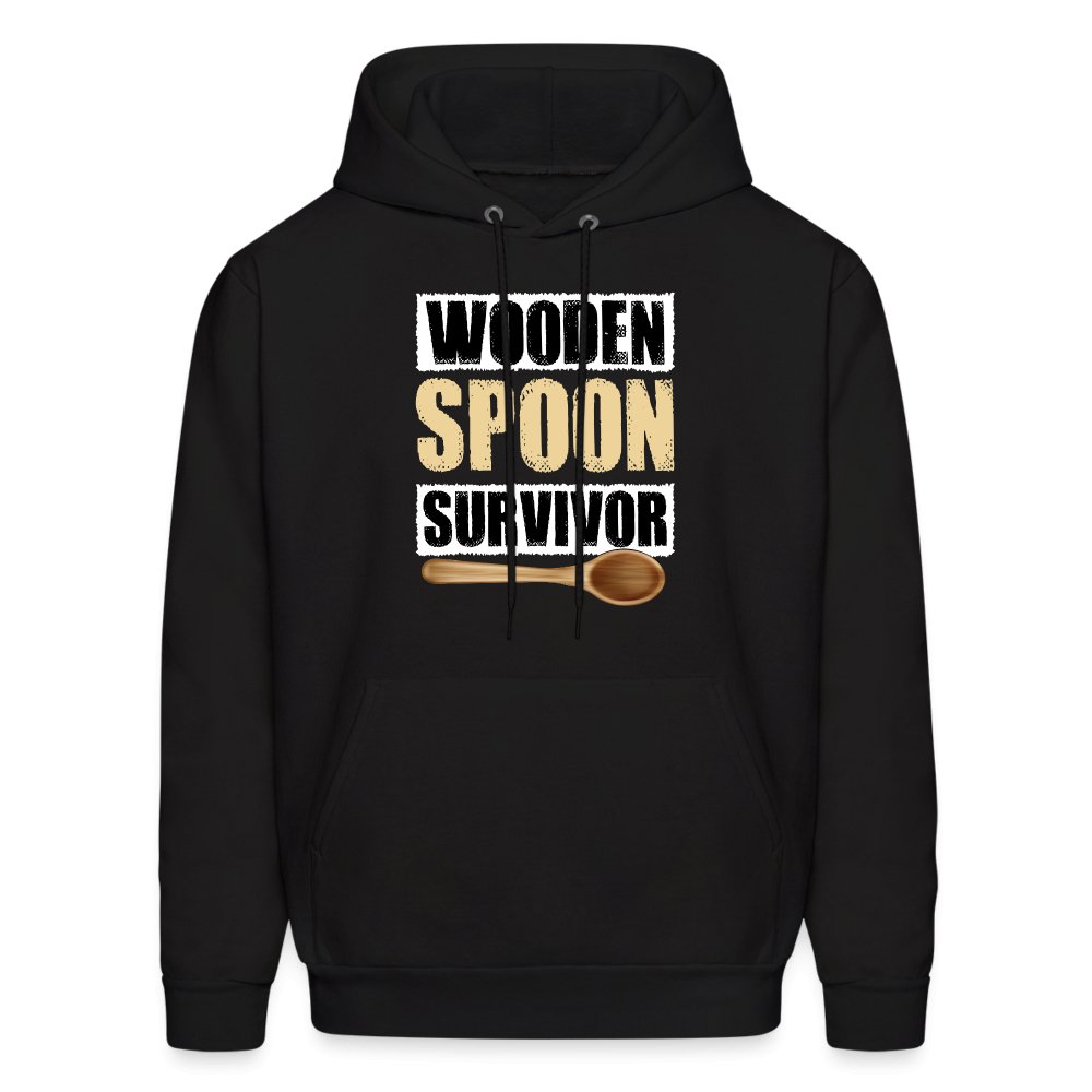 Wooden Spoon Survivor Hoodie - charcoal grey