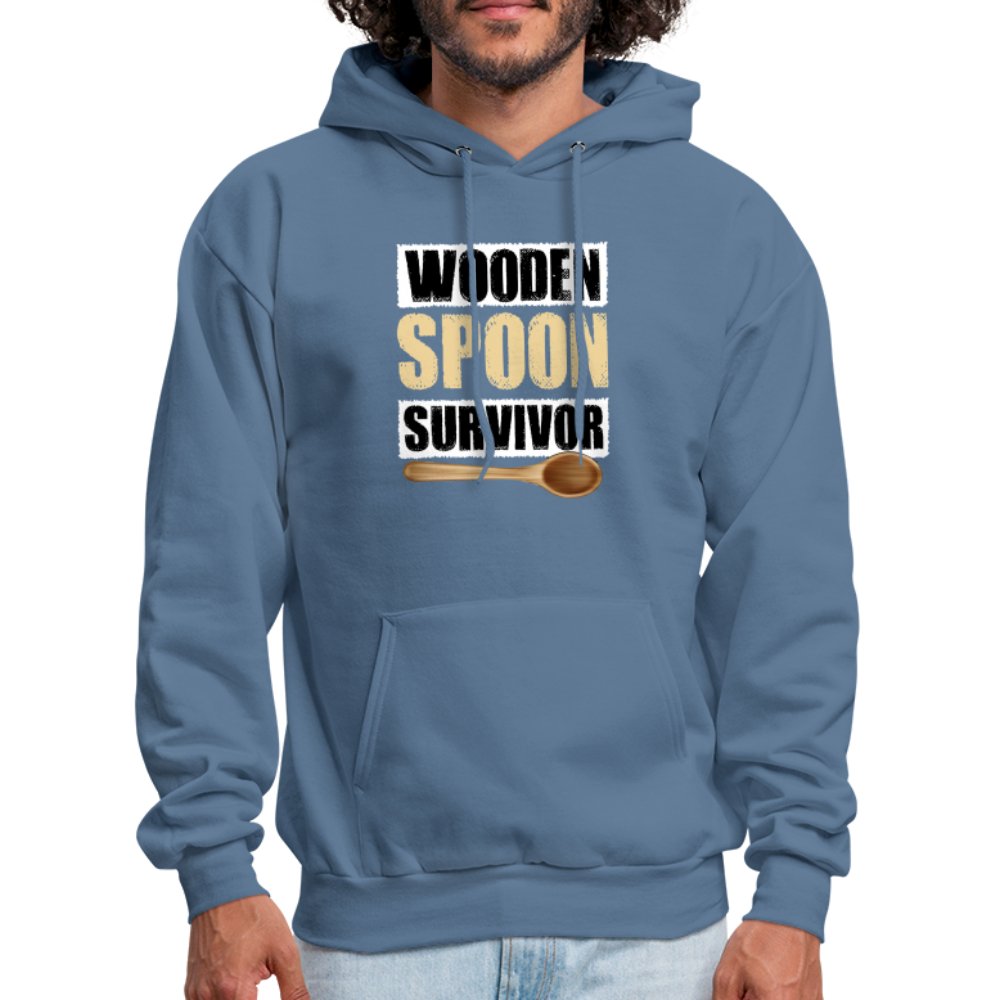 Wooden Spoon Survivor Hoodie - denim blue