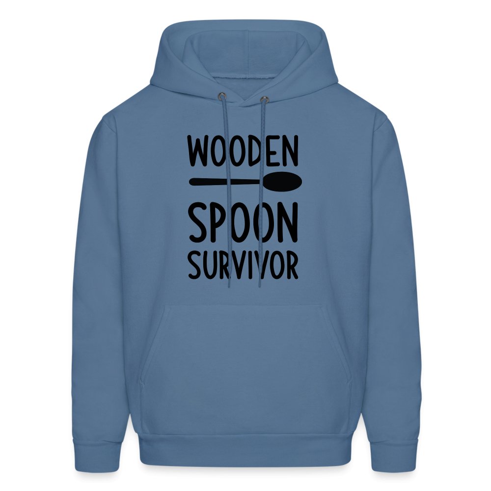 Wooden Spoon Survivor Hoodie - denim blue