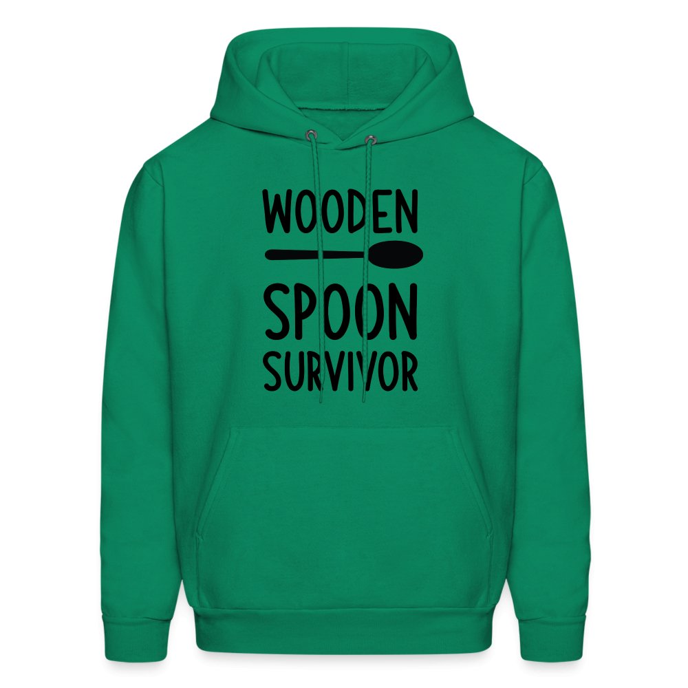 Wooden Spoon Survivor Hoodie - kelly green