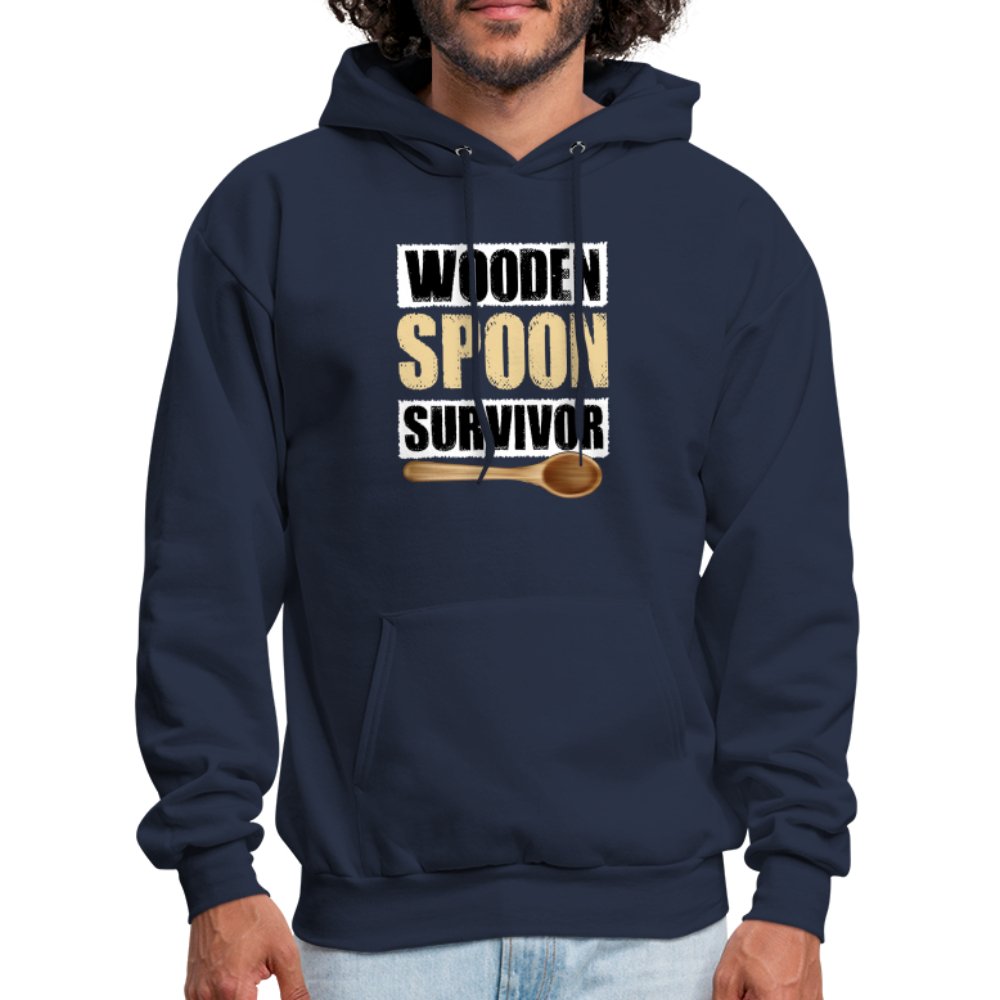 Wooden Spoon Survivor Hoodie - navy