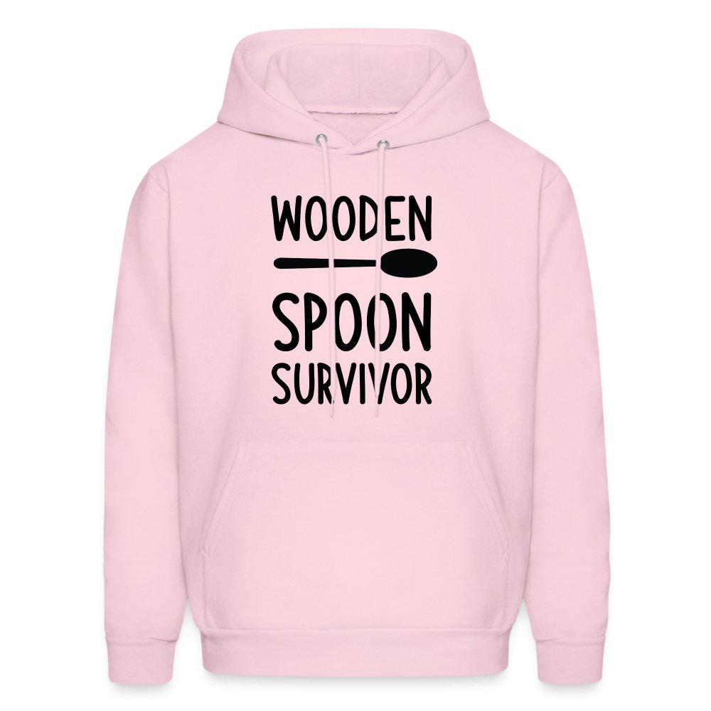 Wooden Spoon Survivor Hoodie - pale pink