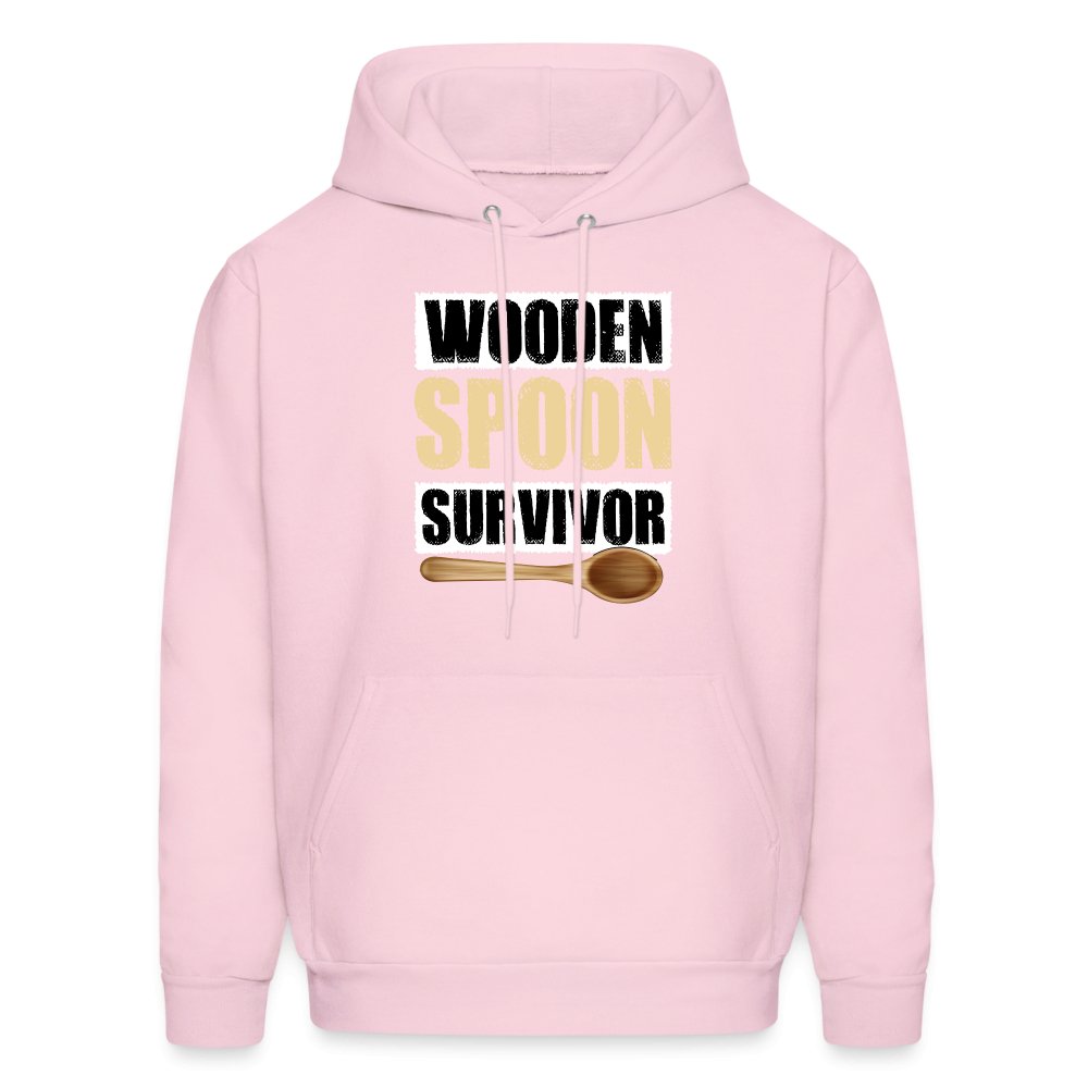 Wooden Spoon Survivor Hoodie - pale pink