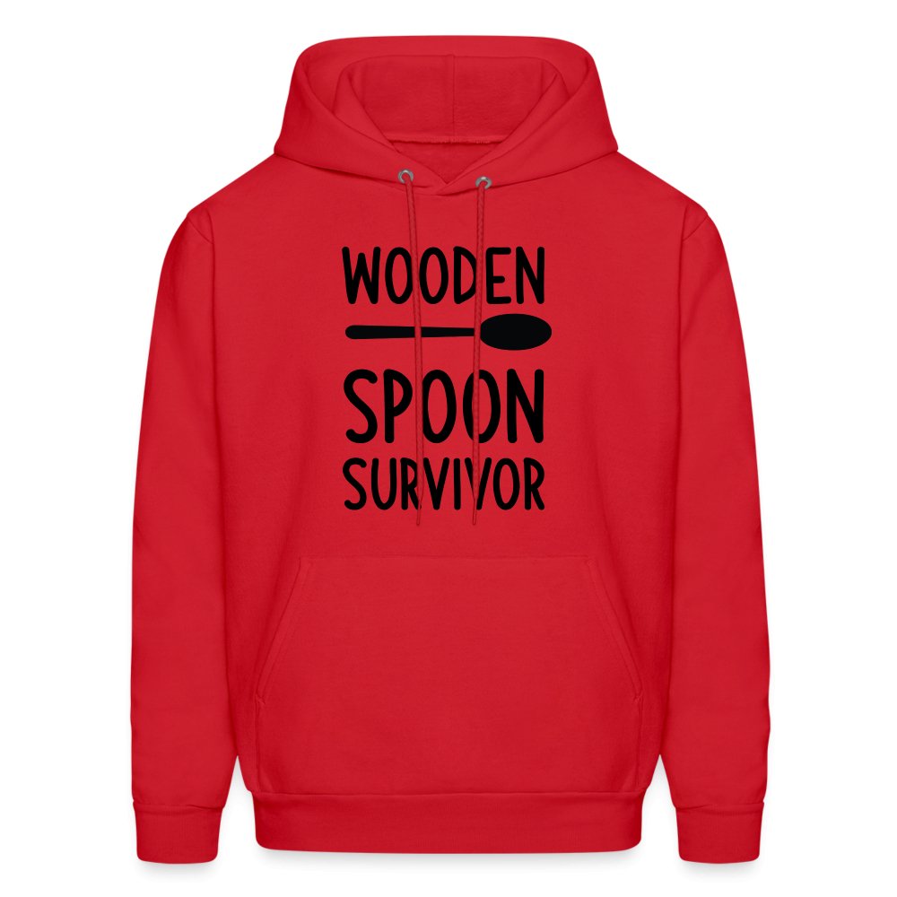 Wooden Spoon Survivor Hoodie - red