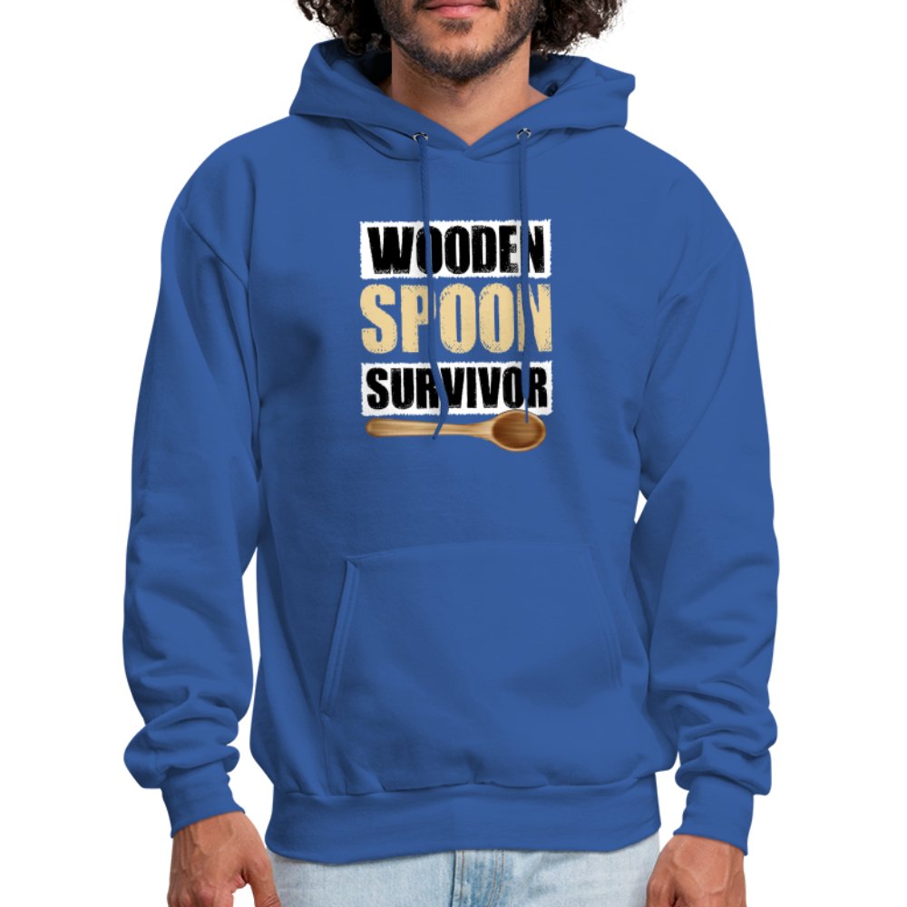 Wooden Spoon Survivor Hoodie - royal blue