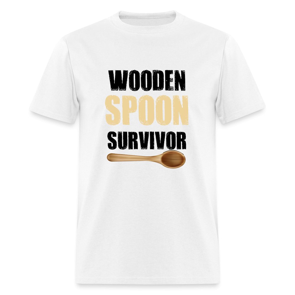 Wooden Spoon Survivor T-Shirt - charcoal